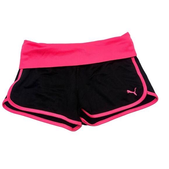 Puma Vintage Low Rise Sporty Fold Over Shorts Size XS - Picture 1 of 3